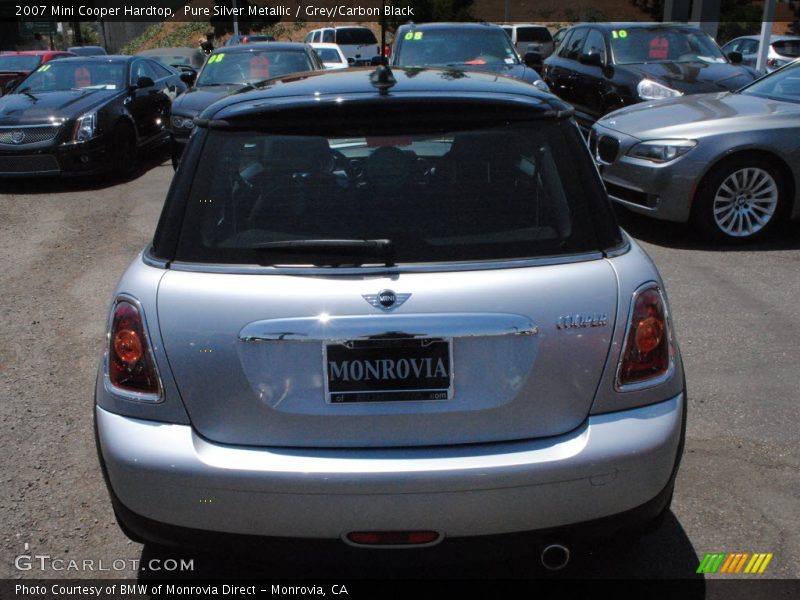 Pure Silver Metallic / Grey/Carbon Black 2007 Mini Cooper Hardtop