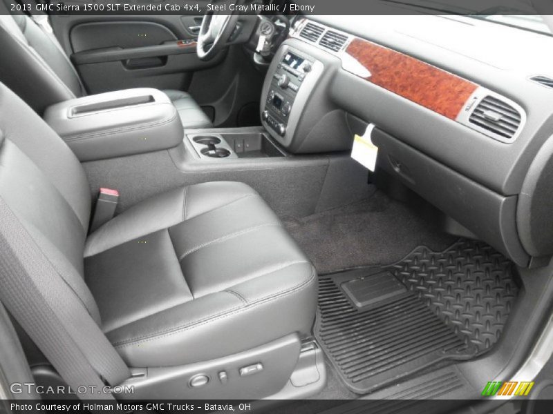  2013 Sierra 1500 SLT Extended Cab 4x4 Ebony Interior