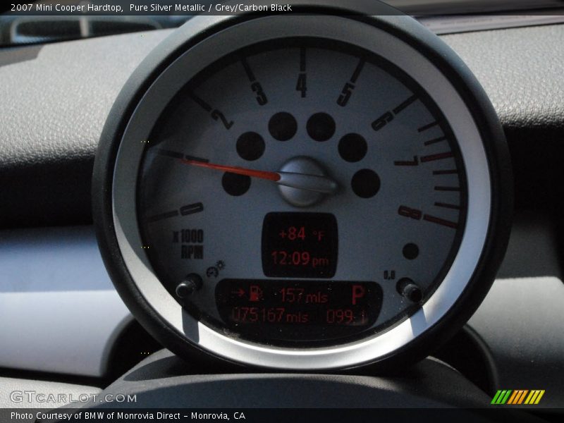 Pure Silver Metallic / Grey/Carbon Black 2007 Mini Cooper Hardtop