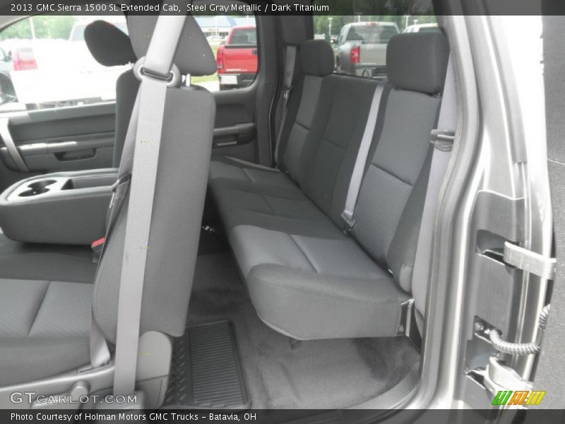 Steel Gray Metallic / Dark Titanium 2013 GMC Sierra 1500 SL Extended Cab
