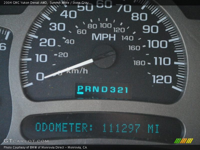 Summit White / Stone Gray 2004 GMC Yukon Denali AWD