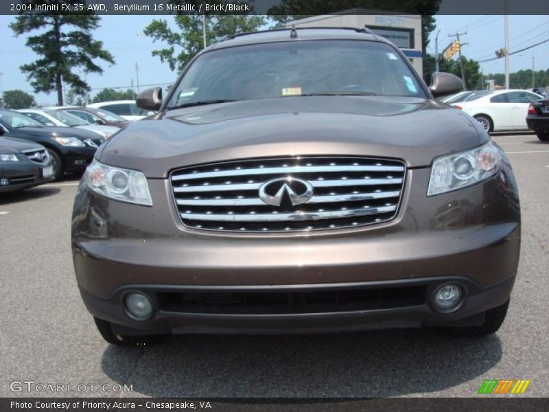 Beryllium 16 Metallic / Brick/Black 2004 Infiniti FX 35 AWD
