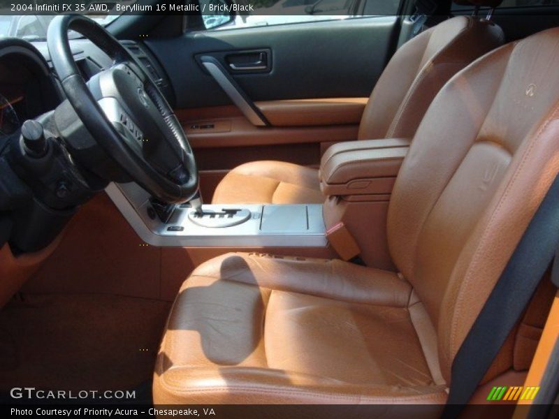 Beryllium 16 Metallic / Brick/Black 2004 Infiniti FX 35 AWD