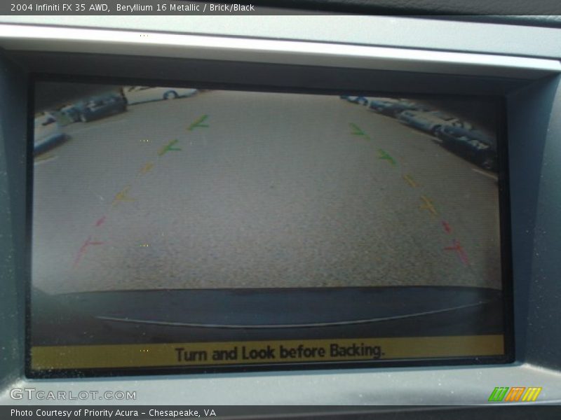 Beryllium 16 Metallic / Brick/Black 2004 Infiniti FX 35 AWD