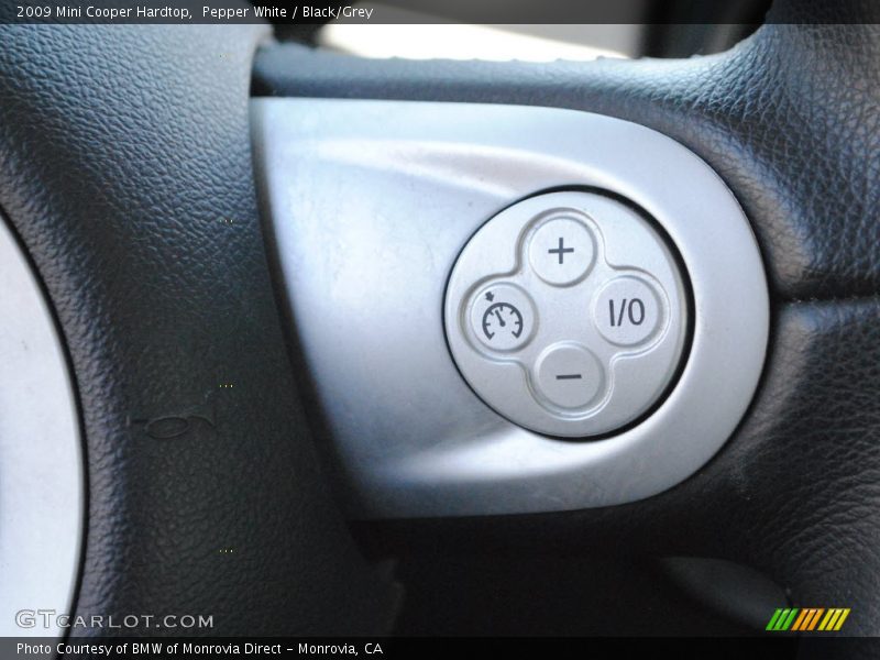 Pepper White / Black/Grey 2009 Mini Cooper Hardtop