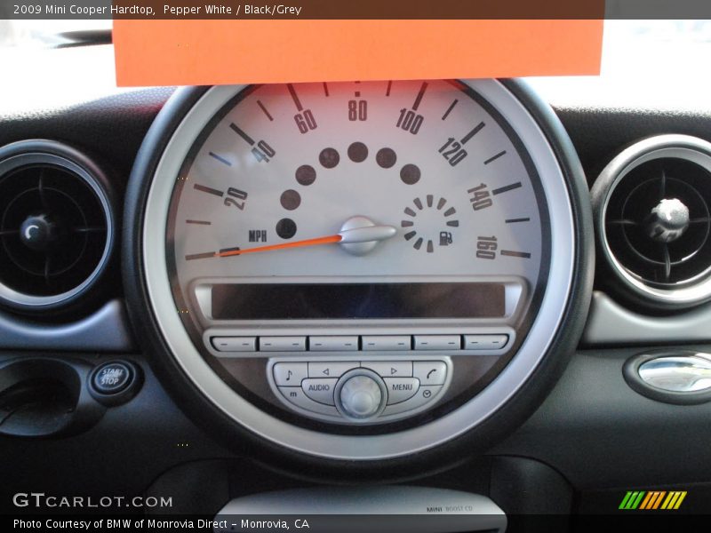 Pepper White / Black/Grey 2009 Mini Cooper Hardtop