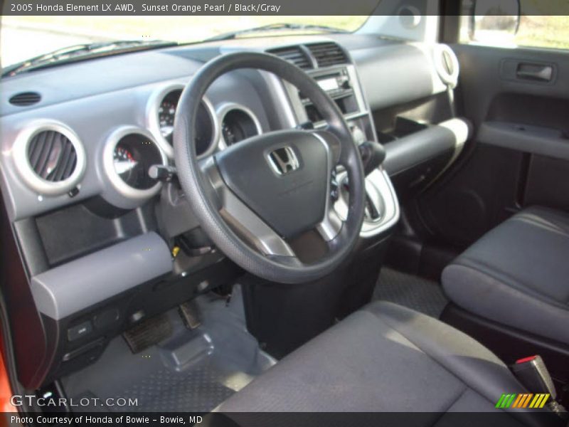 Sunset Orange Pearl / Black/Gray 2005 Honda Element LX AWD