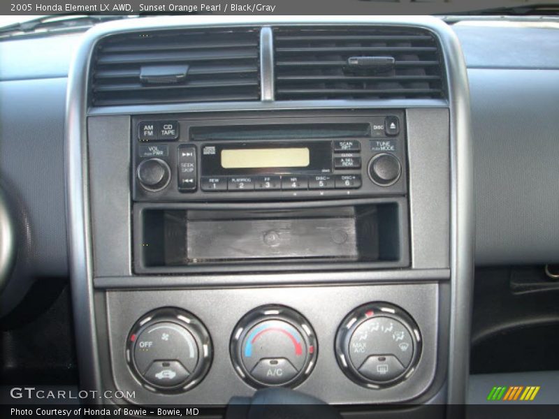 Sunset Orange Pearl / Black/Gray 2005 Honda Element LX AWD