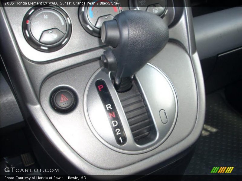 Sunset Orange Pearl / Black/Gray 2005 Honda Element LX AWD
