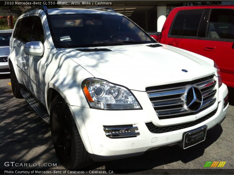 Arctic White / Cashmere 2010 Mercedes-Benz GL 550 4Matic