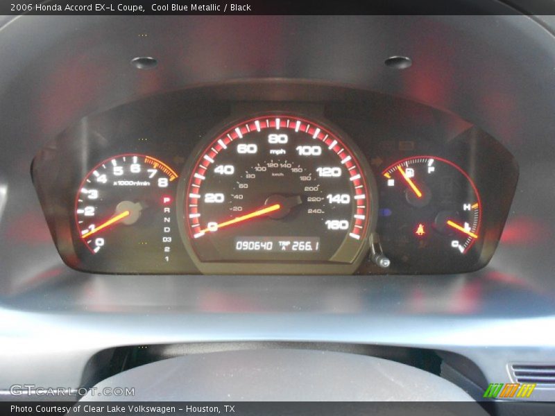  2006 Accord EX-L Coupe EX-L Coupe Gauges