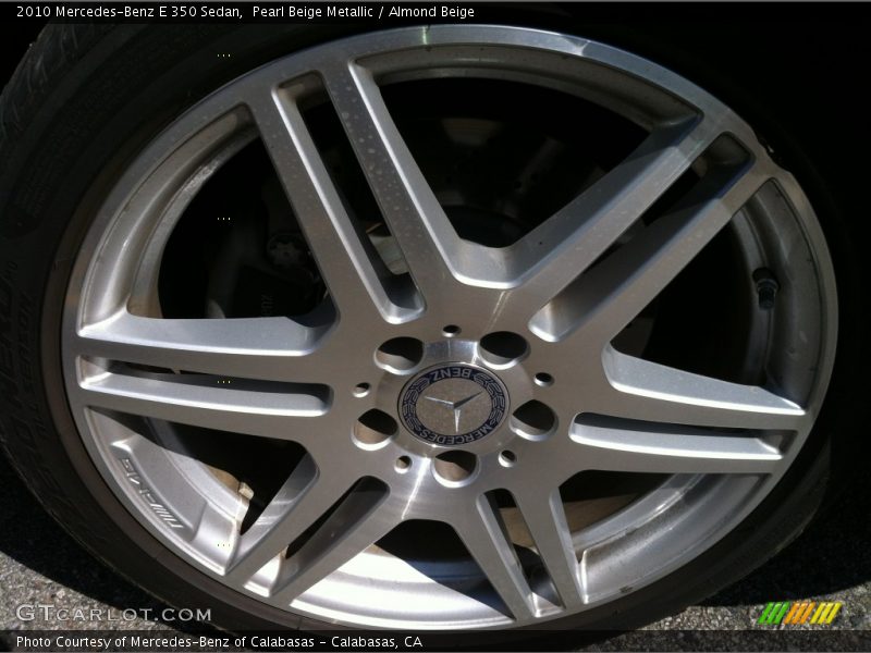 Pearl Beige Metallic / Almond Beige 2010 Mercedes-Benz E 350 Sedan
