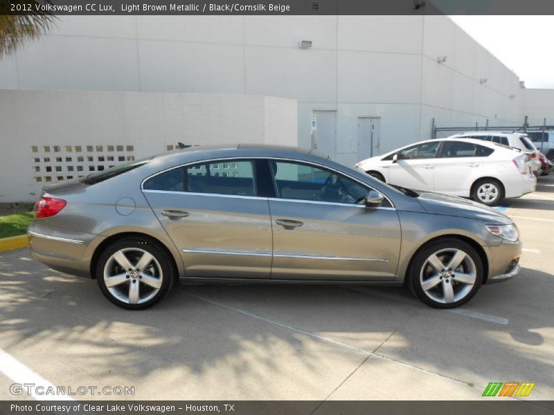 Light Brown Metallic / Black/Cornsilk Beige 2012 Volkswagen CC Lux