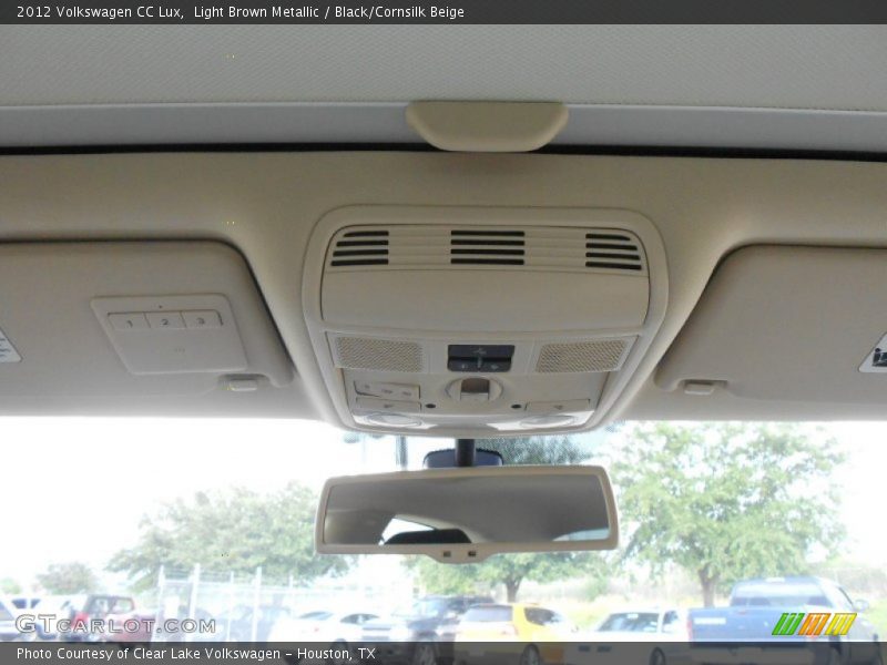 Light Brown Metallic / Black/Cornsilk Beige 2012 Volkswagen CC Lux