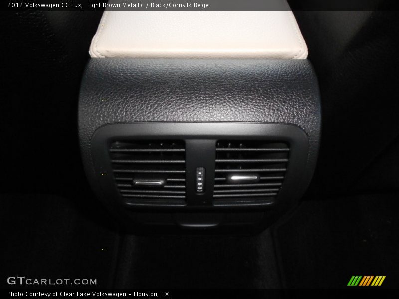 Light Brown Metallic / Black/Cornsilk Beige 2012 Volkswagen CC Lux