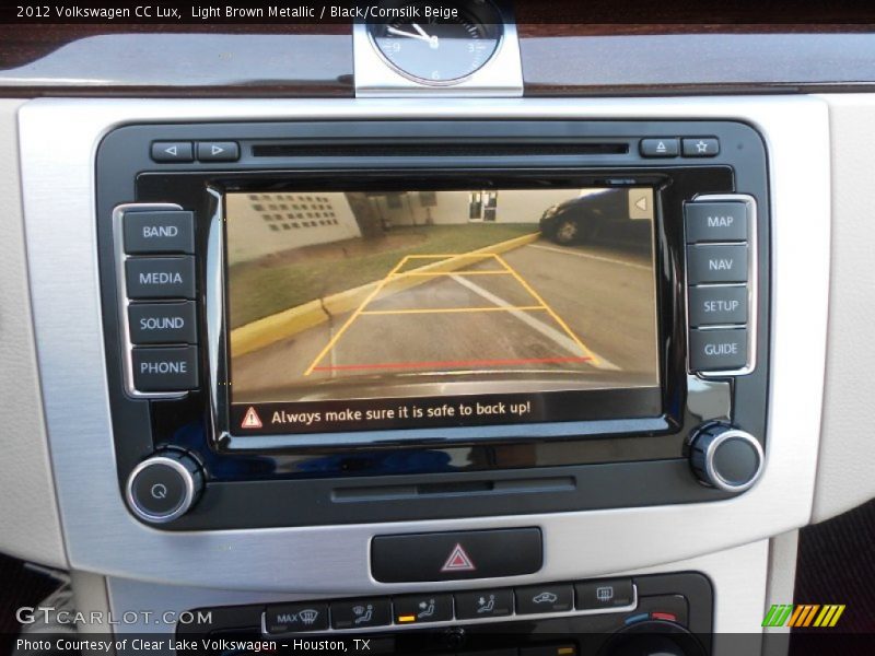 Light Brown Metallic / Black/Cornsilk Beige 2012 Volkswagen CC Lux