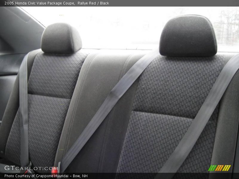 Rallye Red / Black 2005 Honda Civic Value Package Coupe