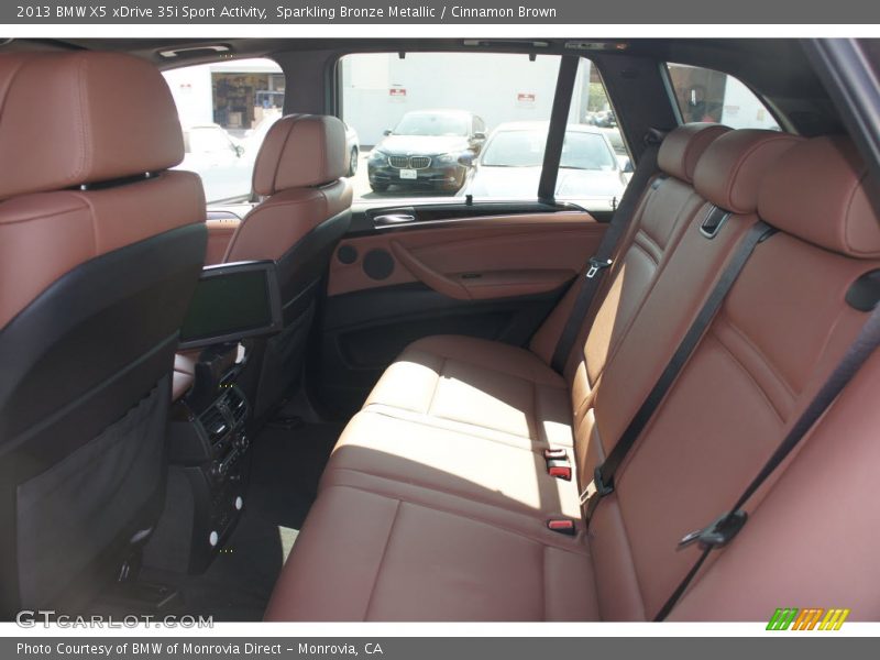 Sparkling Bronze Metallic / Cinnamon Brown 2013 BMW X5 xDrive 35i Sport Activity