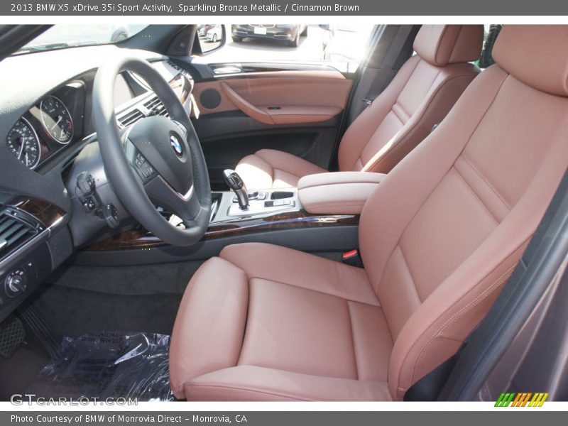 Sparkling Bronze Metallic / Cinnamon Brown 2013 BMW X5 xDrive 35i Sport Activity