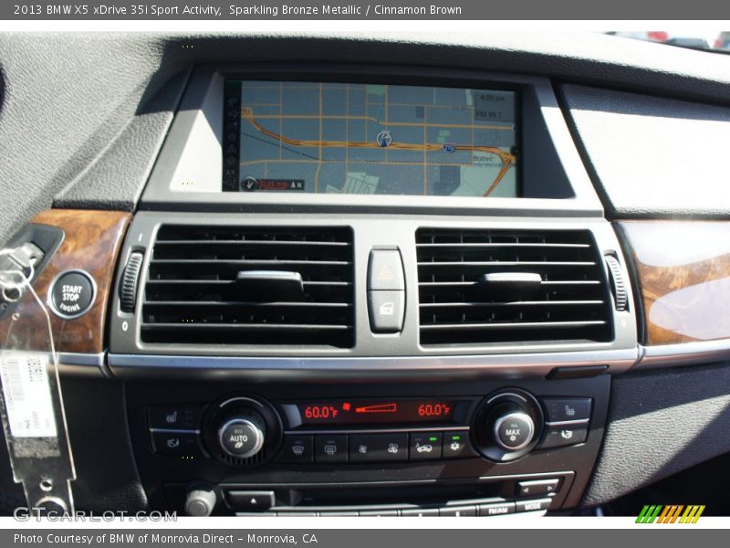 Sparkling Bronze Metallic / Cinnamon Brown 2013 BMW X5 xDrive 35i Sport Activity