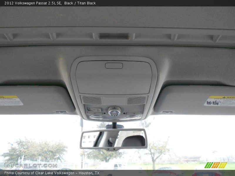 Black / Titan Black 2012 Volkswagen Passat 2.5L SE