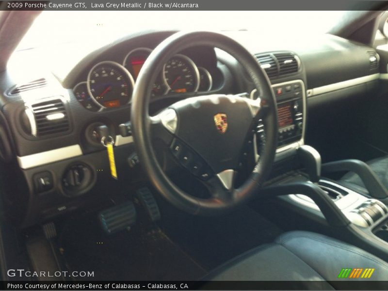 Lava Grey Metallic / Black w/Alcantara 2009 Porsche Cayenne GTS