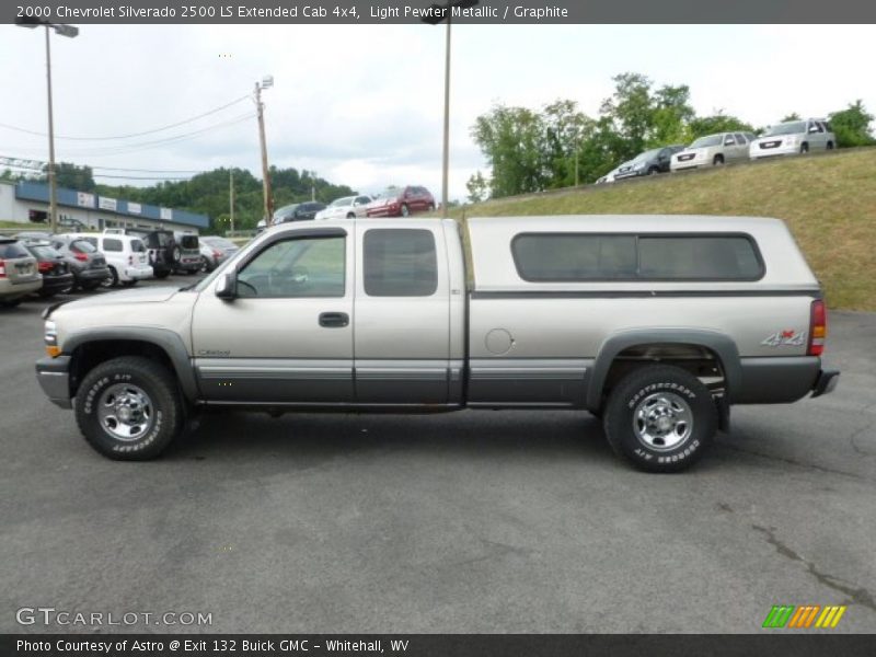 Light Pewter Metallic / Graphite 2000 Chevrolet Silverado 2500 LS Extended Cab 4x4