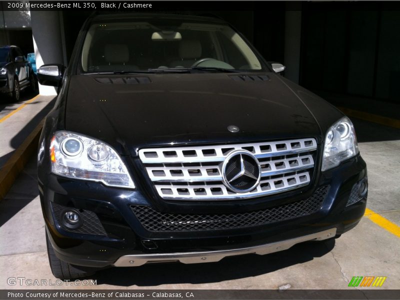 Black / Cashmere 2009 Mercedes-Benz ML 350