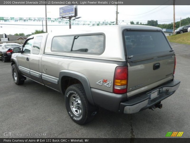 Light Pewter Metallic / Graphite 2000 Chevrolet Silverado 2500 LS Extended Cab 4x4
