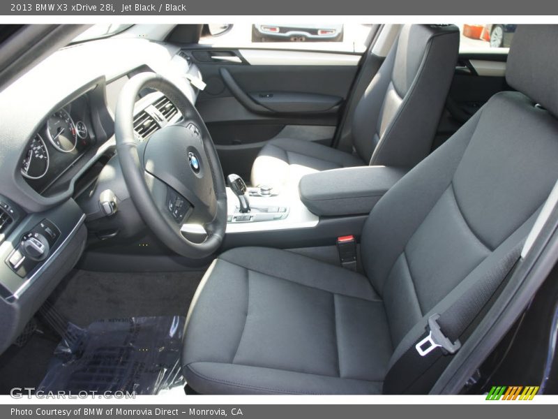 Jet Black / Black 2013 BMW X3 xDrive 28i