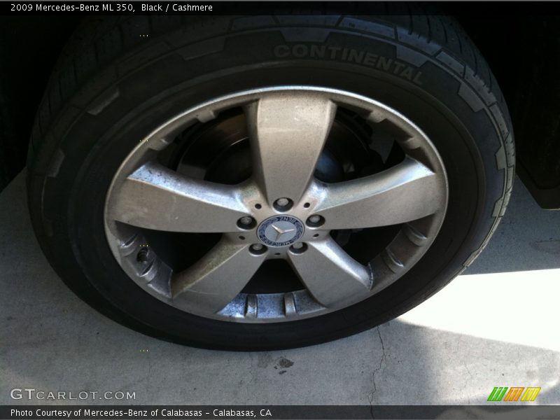 Black / Cashmere 2009 Mercedes-Benz ML 350