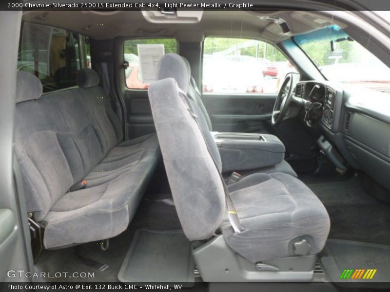 Light Pewter Metallic / Graphite 2000 Chevrolet Silverado 2500 LS Extended Cab 4x4