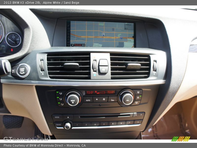 Alpine White / Sand Beige 2013 BMW X3 xDrive 28i