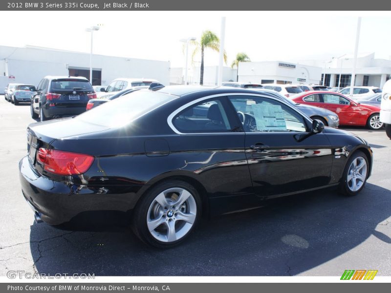 Jet Black / Black 2012 BMW 3 Series 335i Coupe