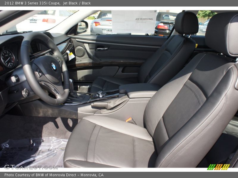 Jet Black / Black 2012 BMW 3 Series 335i Coupe