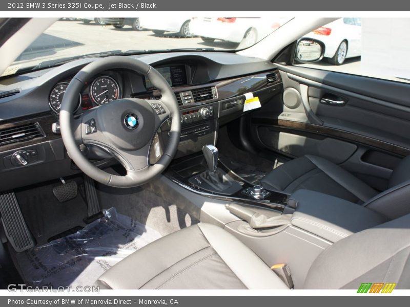 Jet Black / Black 2012 BMW 3 Series 335i Coupe