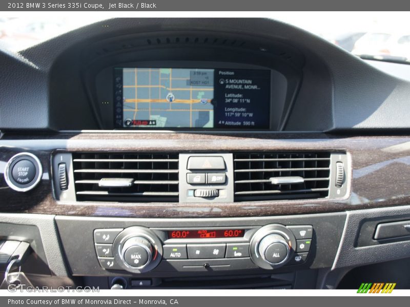 Jet Black / Black 2012 BMW 3 Series 335i Coupe