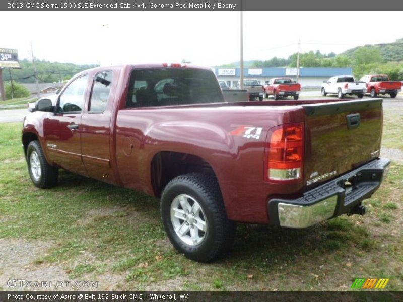 Sonoma Red Metallic / Ebony 2013 GMC Sierra 1500 SLE Extended Cab 4x4