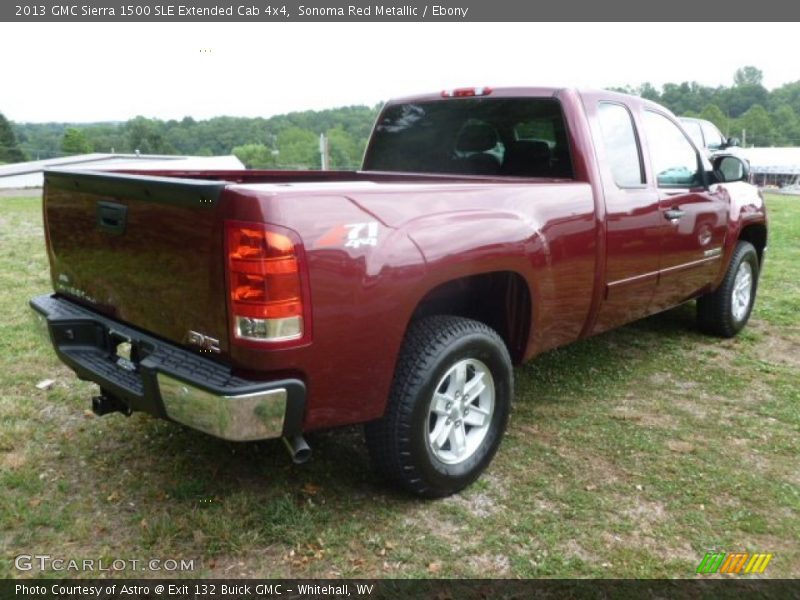 Sonoma Red Metallic / Ebony 2013 GMC Sierra 1500 SLE Extended Cab 4x4