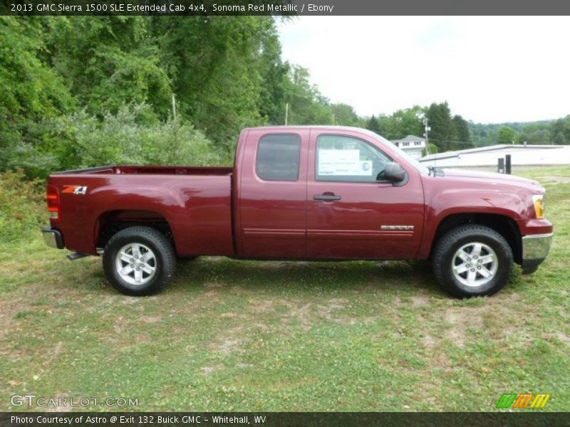  2013 Sierra 1500 SLE Extended Cab 4x4 Sonoma Red Metallic