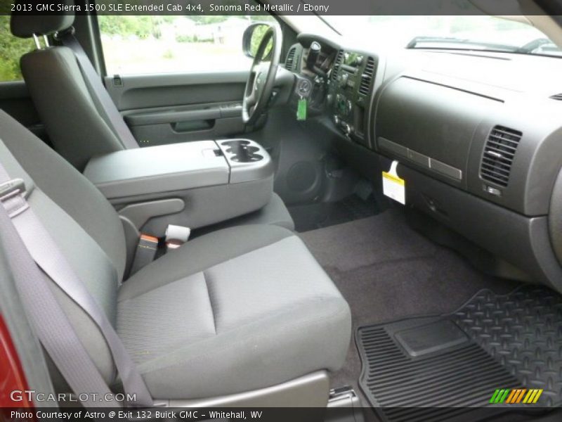  2013 Sierra 1500 SLE Extended Cab 4x4 Ebony Interior