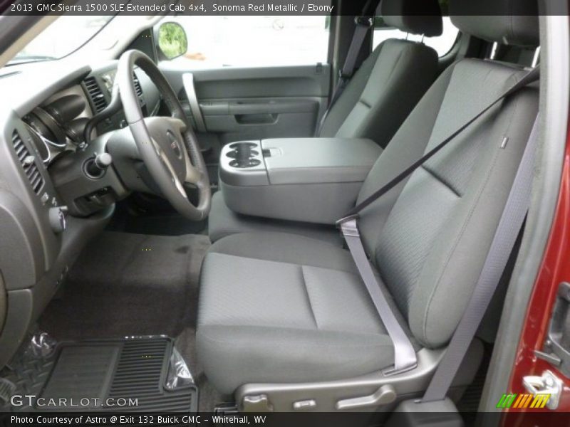 Front Seat of 2013 Sierra 1500 SLE Extended Cab 4x4