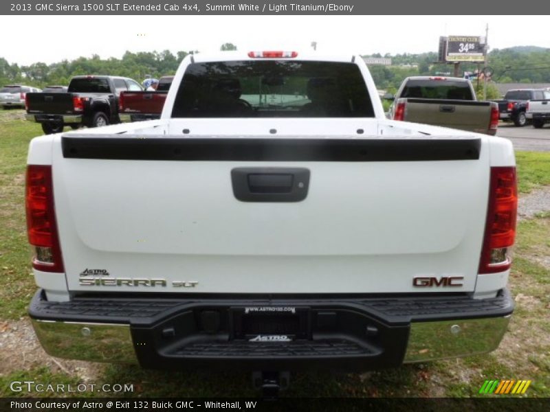 Summit White / Light Titanium/Ebony 2013 GMC Sierra 1500 SLT Extended Cab 4x4