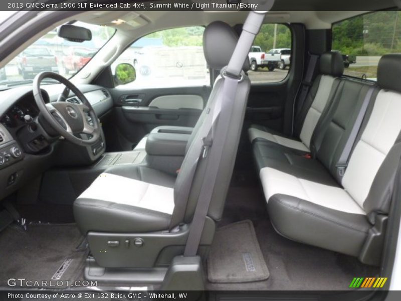 Summit White / Light Titanium/Ebony 2013 GMC Sierra 1500 SLT Extended Cab 4x4