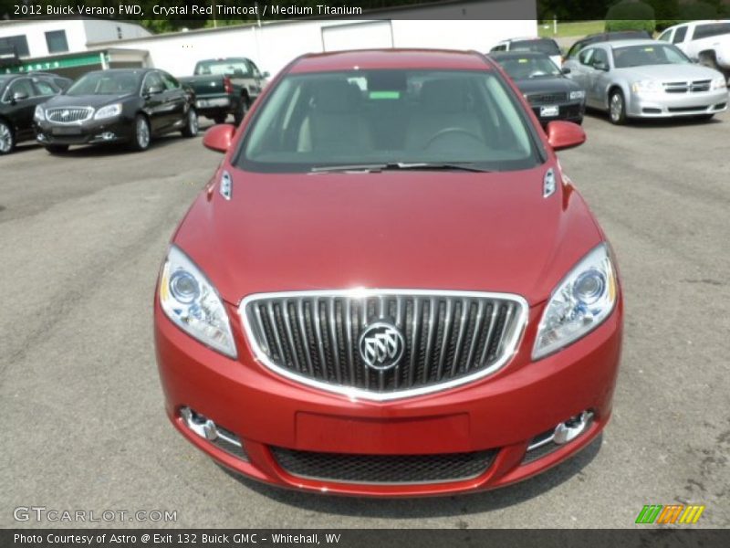 Crystal Red Tintcoat / Medium Titanium 2012 Buick Verano FWD