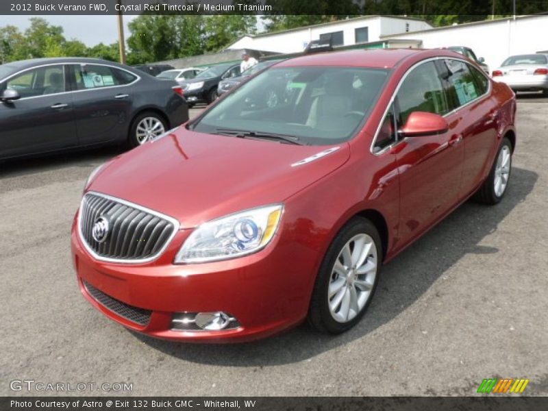 Crystal Red Tintcoat / Medium Titanium 2012 Buick Verano FWD