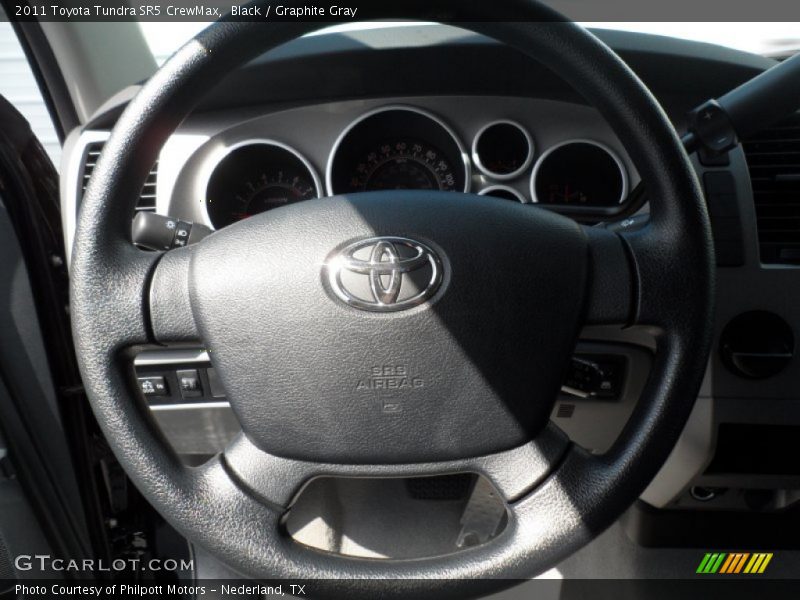 Black / Graphite Gray 2011 Toyota Tundra SR5 CrewMax