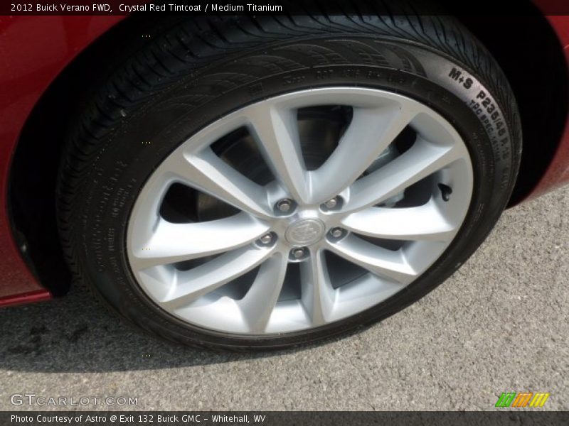 Crystal Red Tintcoat / Medium Titanium 2012 Buick Verano FWD