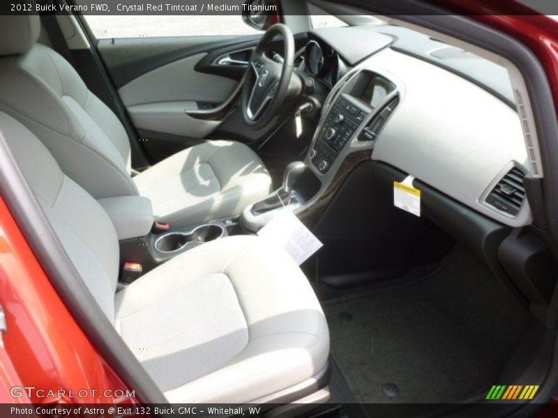 Crystal Red Tintcoat / Medium Titanium 2012 Buick Verano FWD