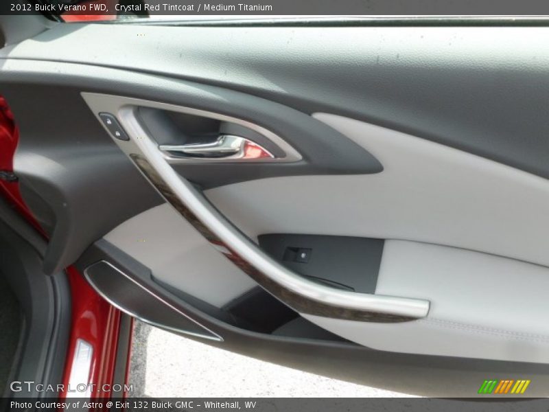 Crystal Red Tintcoat / Medium Titanium 2012 Buick Verano FWD